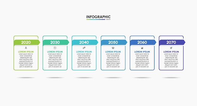 추상적 인 배경 템플릿을 위해 설계된 비즈니스 infographic 타임 라인 아이콘