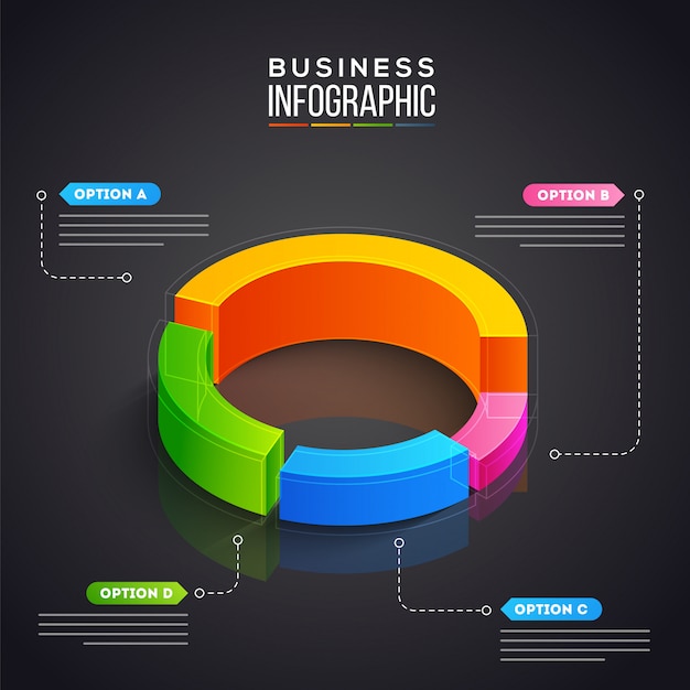 Vector business infographic.