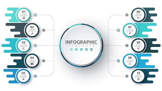 Business infographic. 