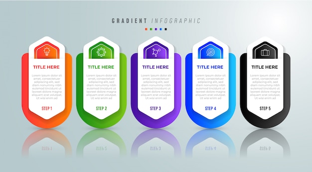 Illustrazione infografica di affari