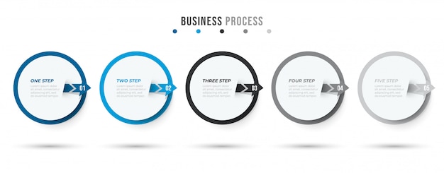 Business infographics template