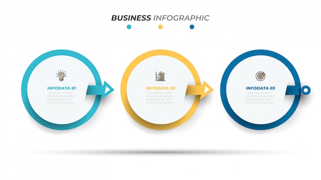 Modello di affari infografica