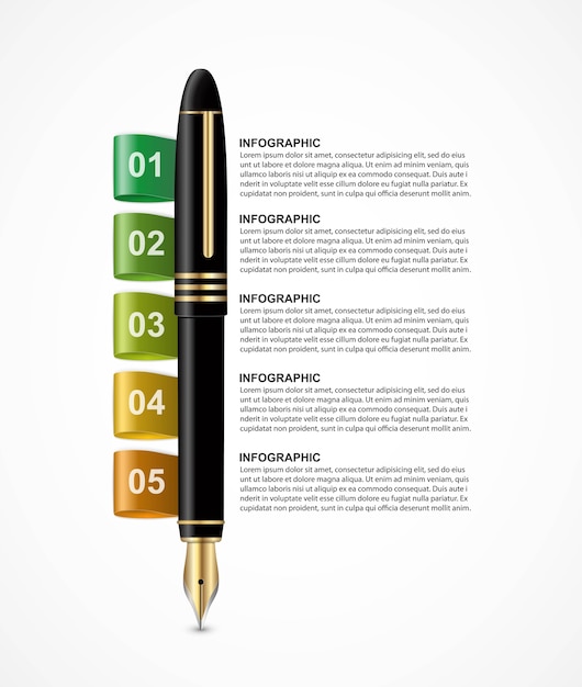 Business infographics template.