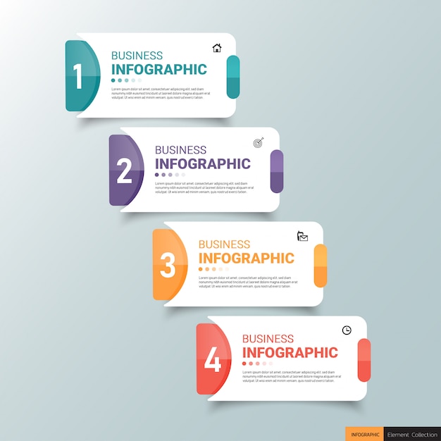 Business infographics template