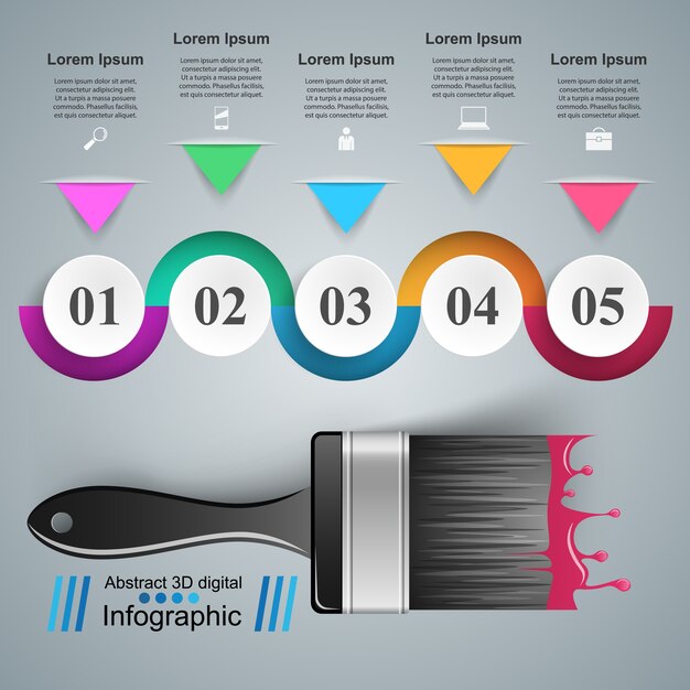 Vettore infografica aziendale