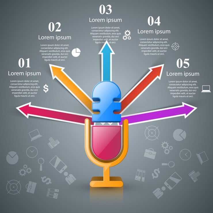 वेक्टर business infographics.