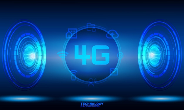 Business innovation technology concept. technology background. neon effect. circuit board concept