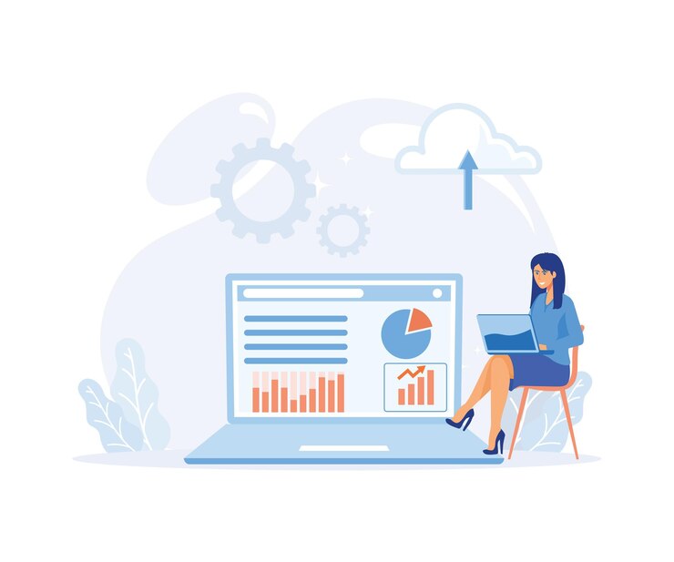 Vector business intelligence data analysis obtaining analytical information for making strategic business