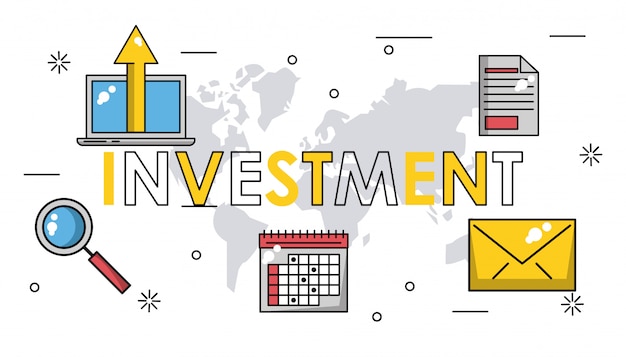 Vector business investment banner