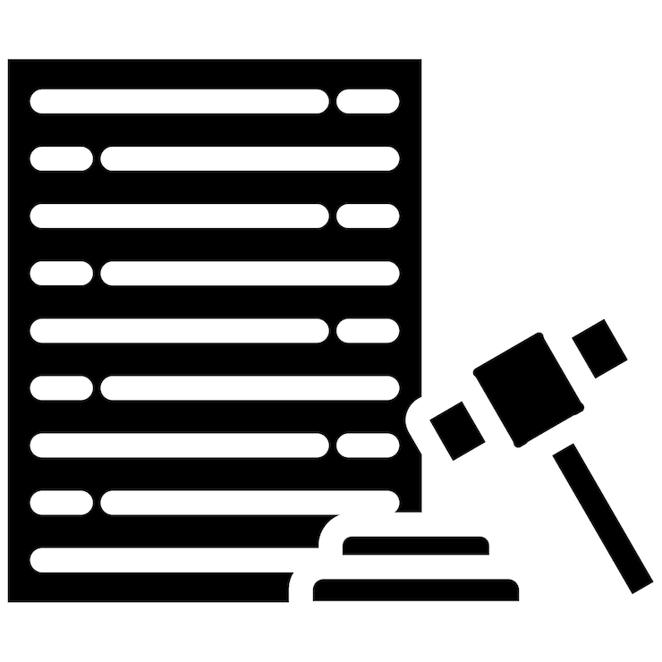 Vector business law vector illustration
