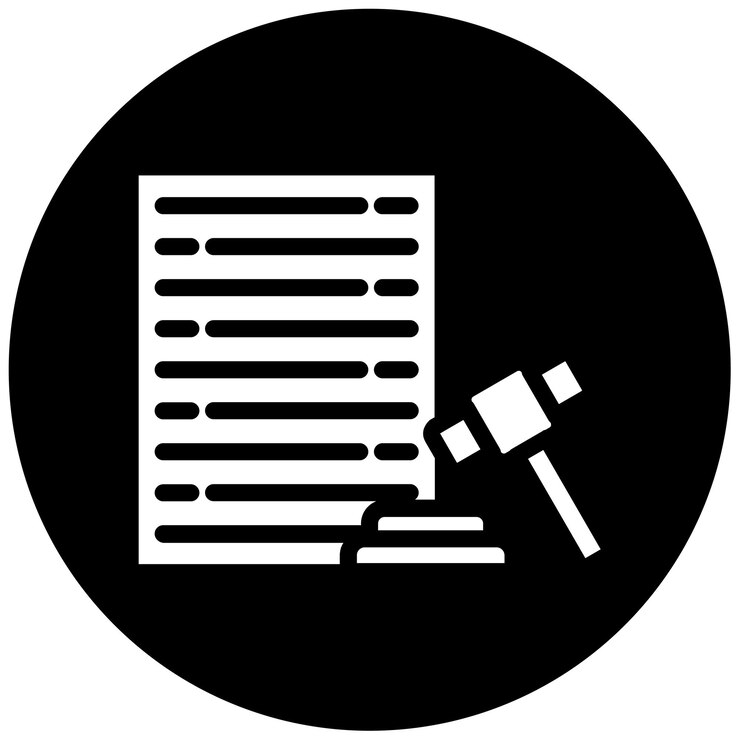 Vector business law vector illustration