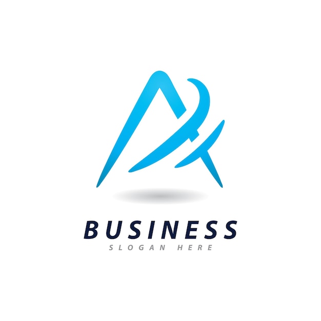 Business A letter identity logo vector design