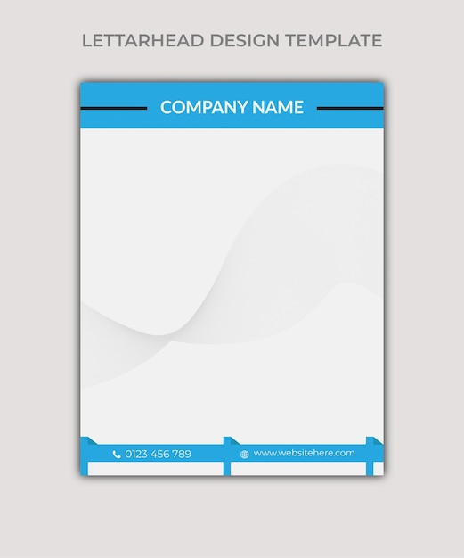 business letterhead design
