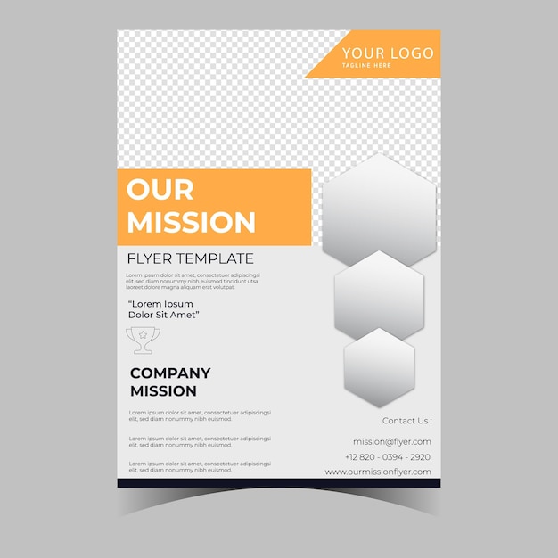 Vector business letterhead template corporate flyer design