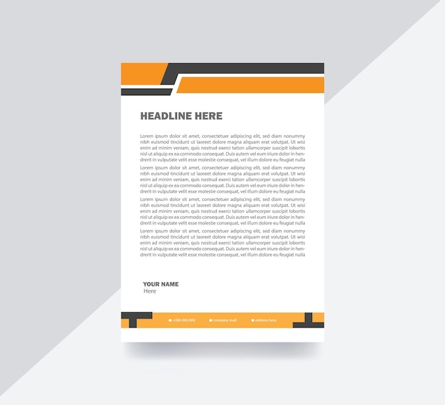 business letterhead template