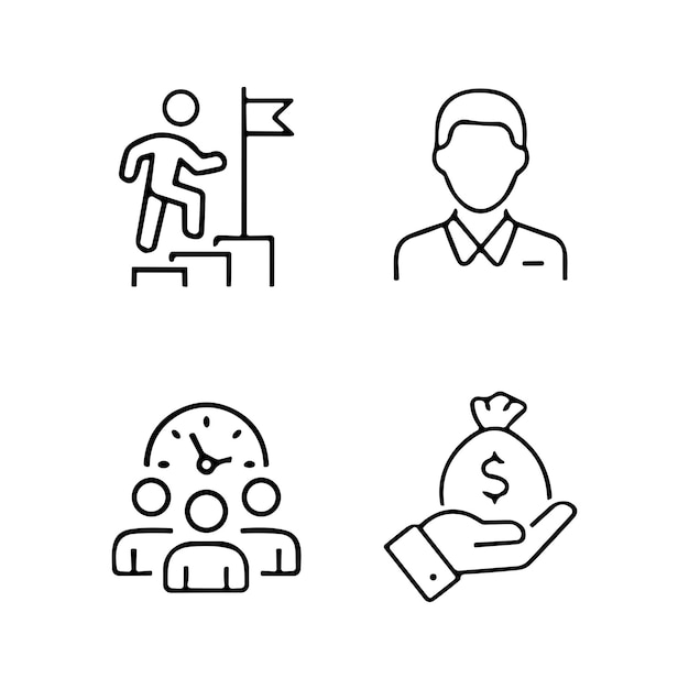 Retire icon vectors illustrations for free download freepik