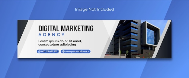 Business linkedin banner template векторных изображений и иллюстраций