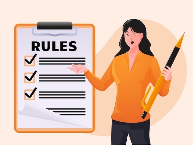 Business list of rules reading guidance making checklist