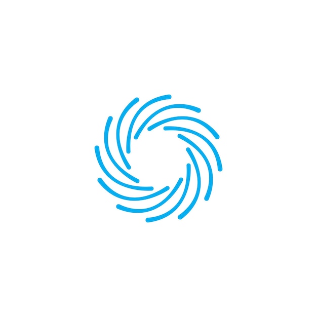 Business logo vortex wave and spiral icon