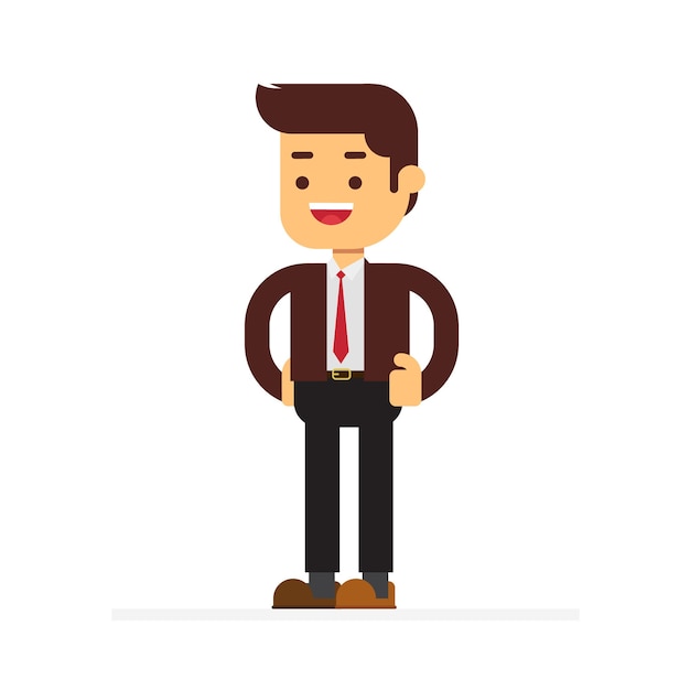 Business man character avatar