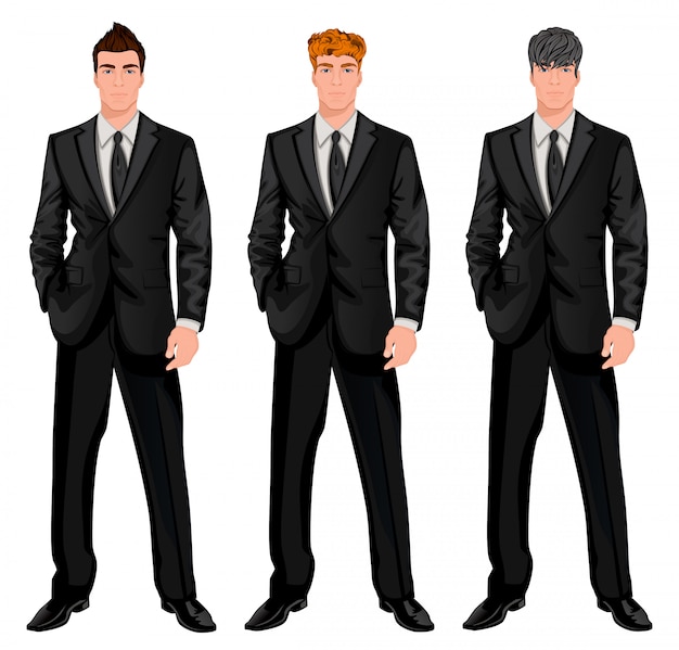 Business man character set