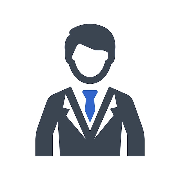 Vector business man icon