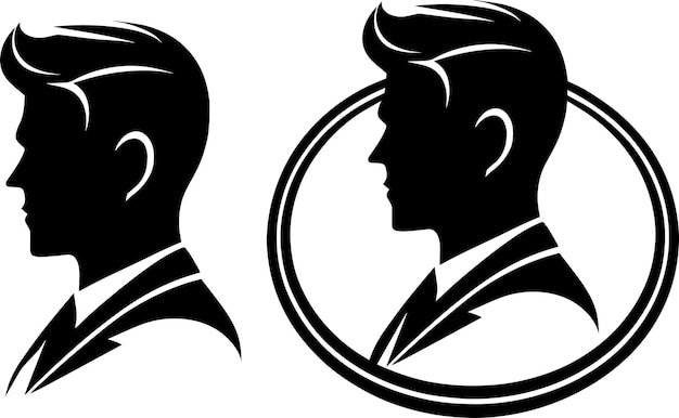 Business Man Profile Logo Avatar