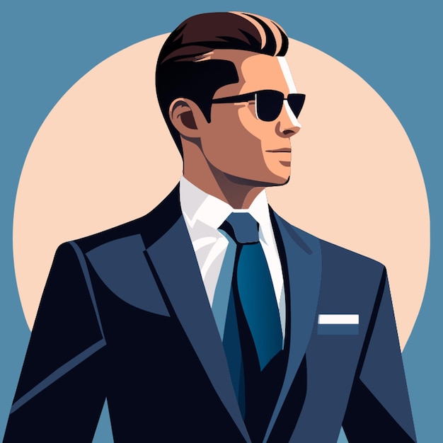 Vector business man vector illustration