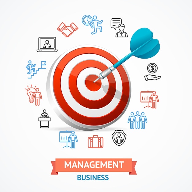 Business Management Concept Vector