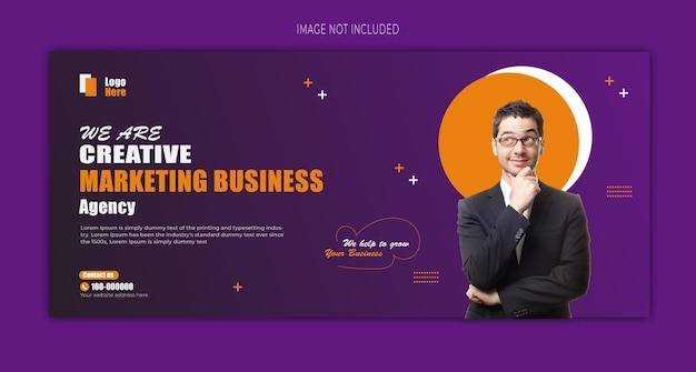 Business marketing agency and corporate facebook cover