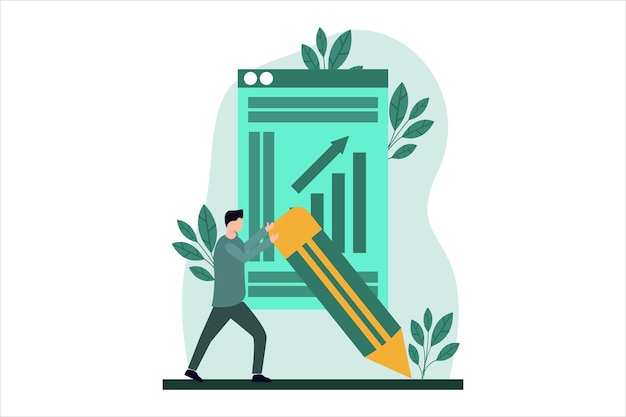 Business Marketing Flat Design Illustration