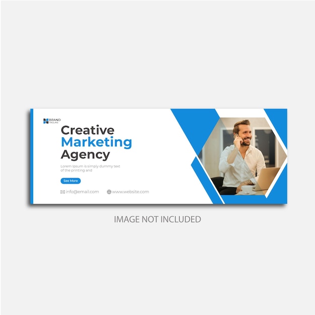 Business marketing social media post banner design