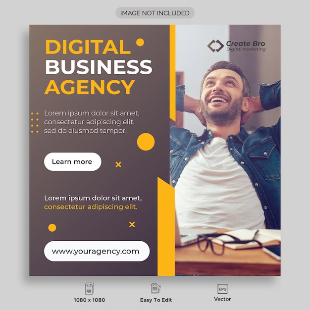 Business marketing social media post banner