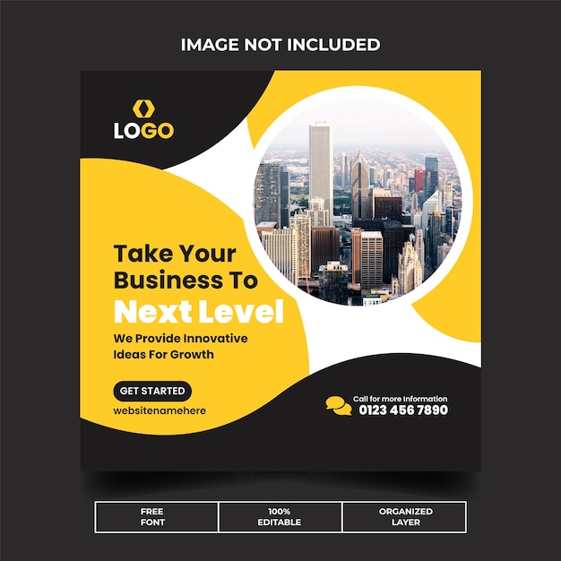 Business Marketing Squire Social Media Post Design Template