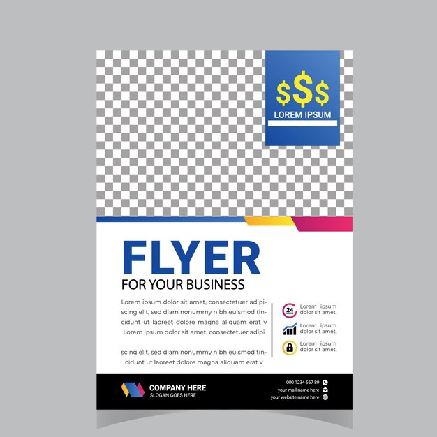 Vector business marketing tri fold brochure design corporate business tri fold brochure template design