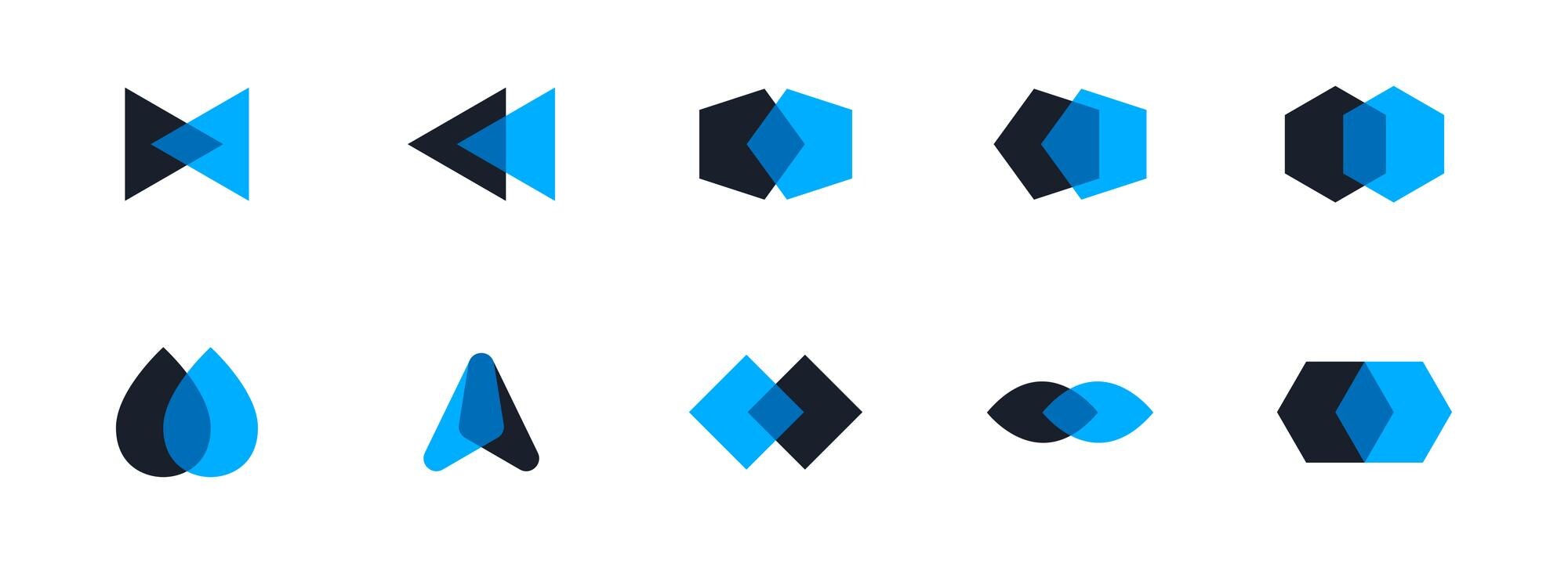Premium Vector | Business marketing vector logo design collection