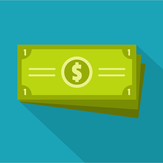 Business money icon Flat illustration of business money vector icon for web