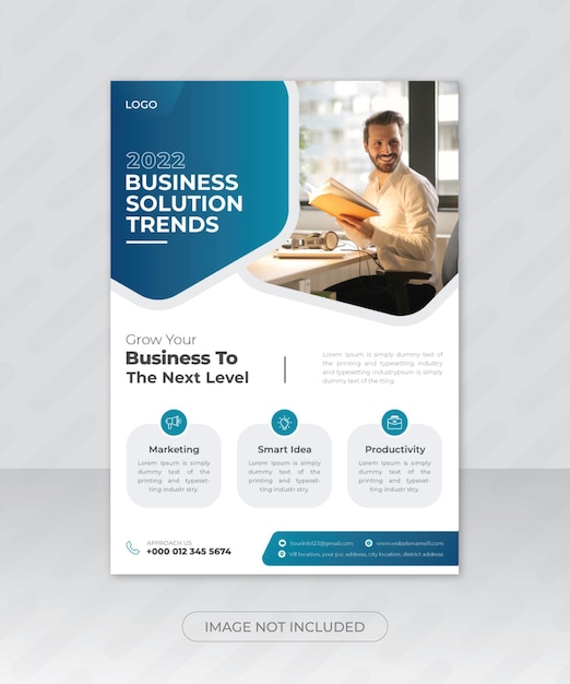 Business Multipurpose Flyer Design and Brochure Cover Template