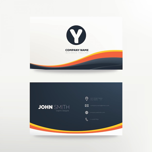 Business Name Card Template