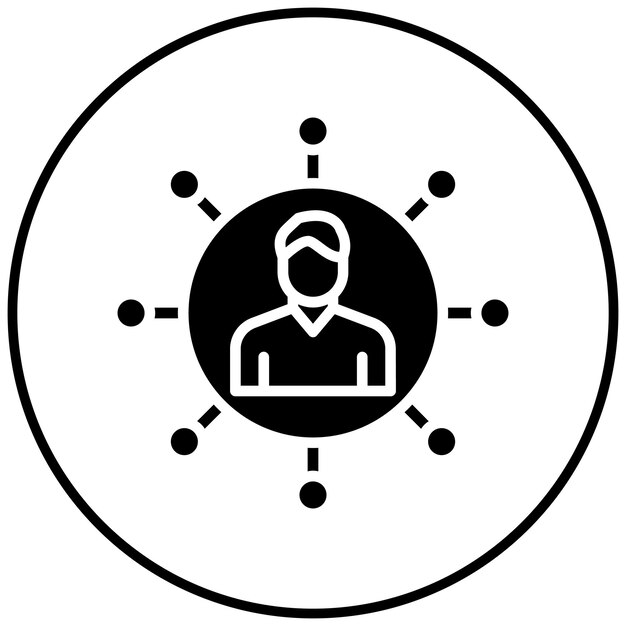 Business Networking vector icoon Kan worden gebruikt voor Networking iconset