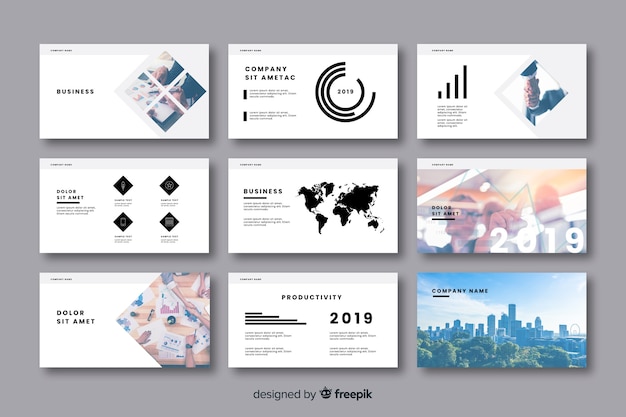 Vector business office card collection