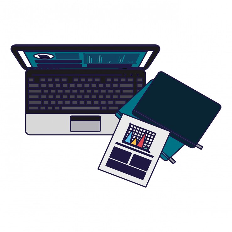 Vector business and office elements