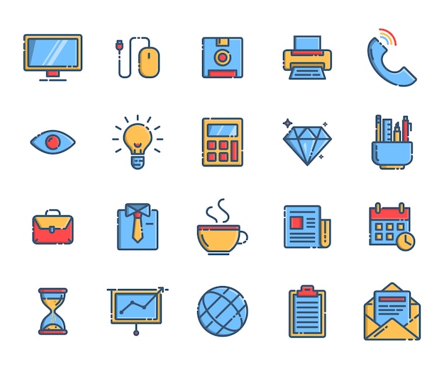 Business Office Icons