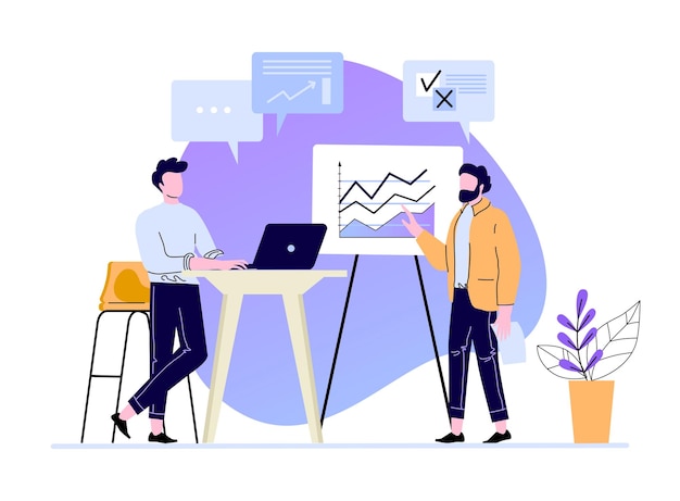 Business office teamwork concept of success businessman