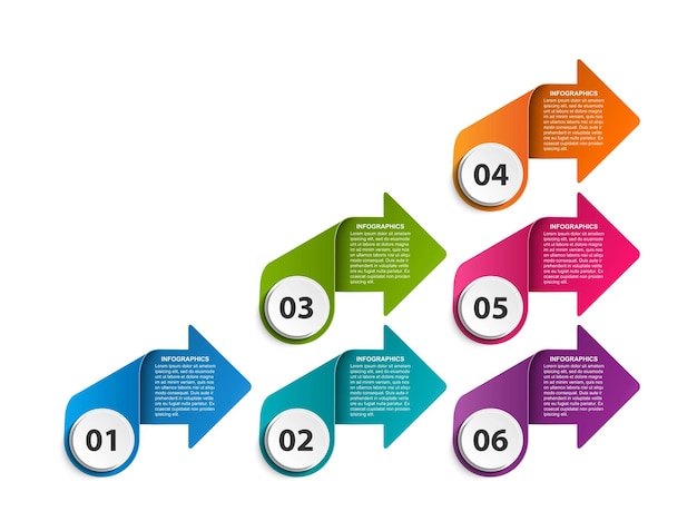 Vettore infografica di opzioni aziendali, cronologia, modello di progettazione design