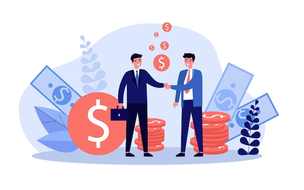 business partners handshake