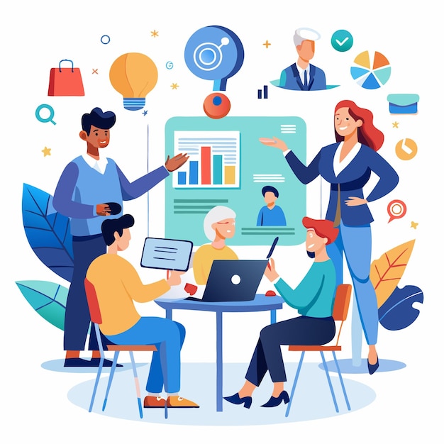 business people collaborating in meeting