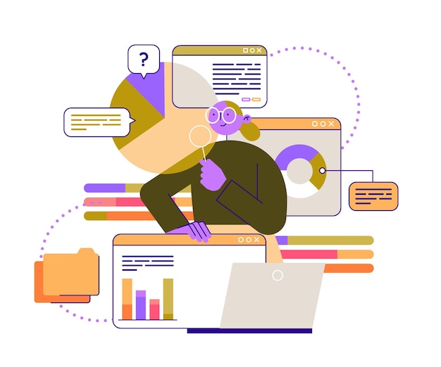 business people concept illustration