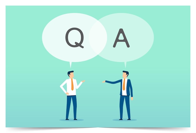 Business people discussing problem together Vector illustration design