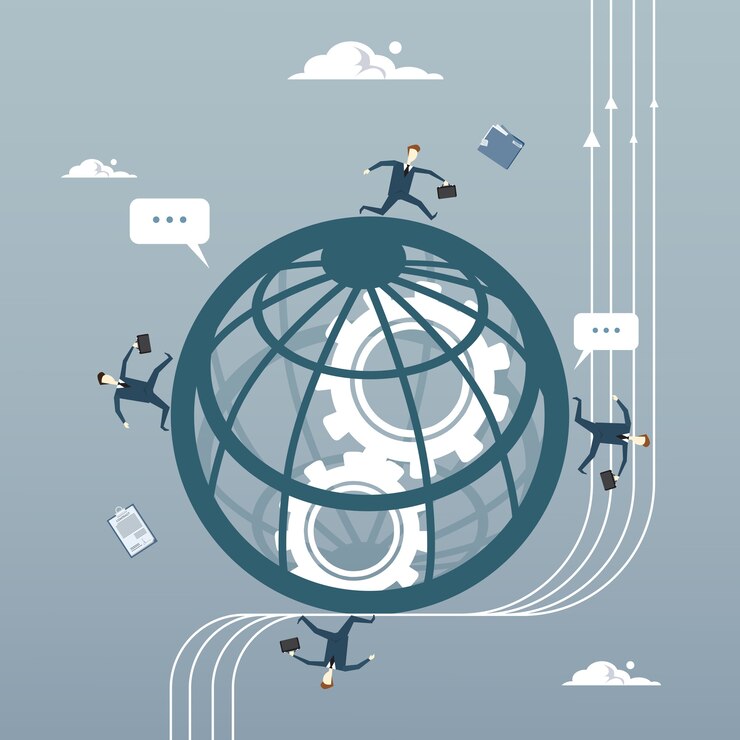 Vector business people group 